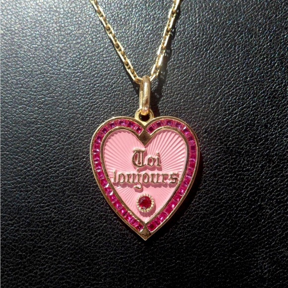 Toi Toujours necklace charm - Picture 1 of 8